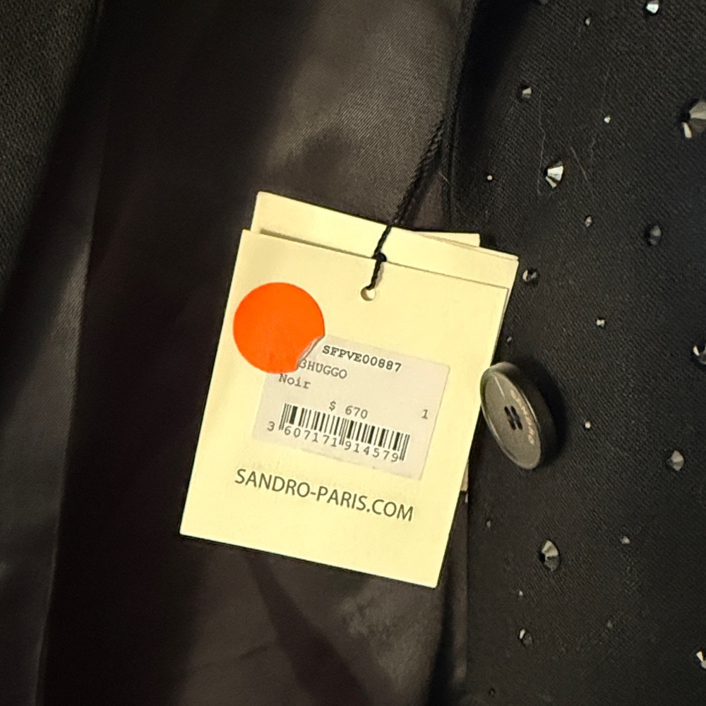 Sandro Rhinestone Blazer - Picture 4 of 5